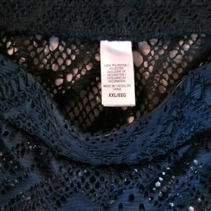 Black Swim Cover Shorts